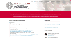 Desktop Screenshot of chessinlakecity.com